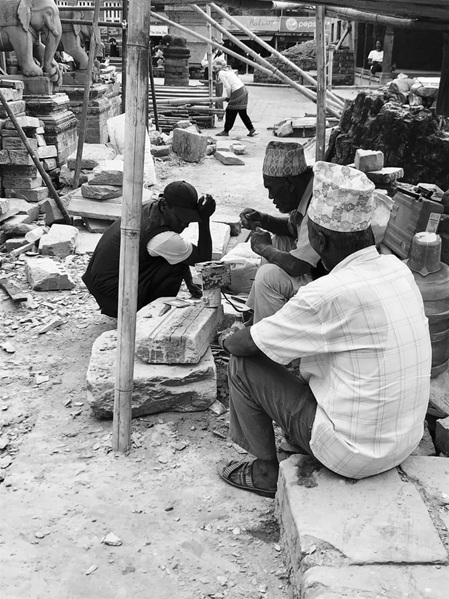 Straßensituation in Nepal